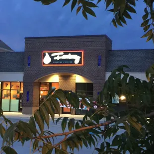 outside, sushi and sashimi