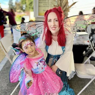 I can show up as a fairy if you like