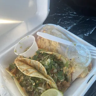 Delicious steak taco
