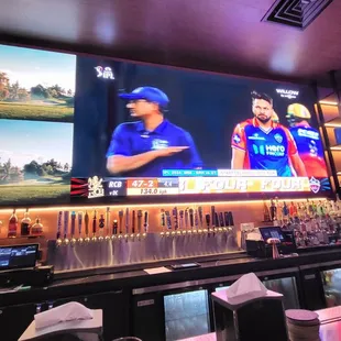 Huge screens for sporting events!