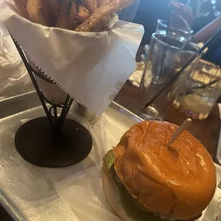 Another beautiful cheeseburger  and truffle fries if you missed the previous picture.