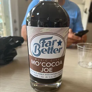 a bottle of mo&apos;cocoa joe