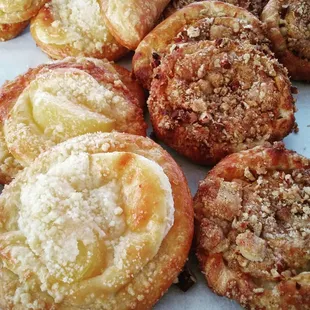 Pear-ginger and pumpkin-pecan galettes by Far Breton Bakery