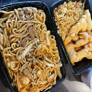 House special and sweet sour chicken