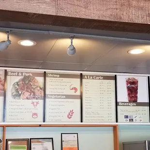 Menu 2 as of 5/31/19