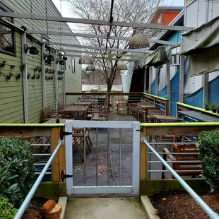 March 2021: Outside dining