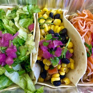 Tofu tacos- Far East, southwestern(?), banh mi