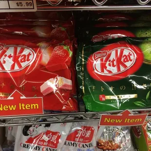 They have Japanese Green Tea Kit Kats!!! Love them!!!