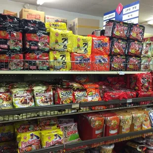 Spicy Korean ramen noodles!