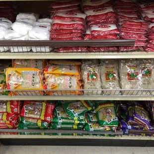 a variety of food items