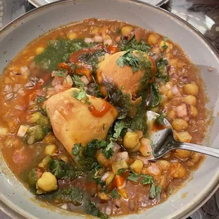 Samosa Chole Chaat Lunch