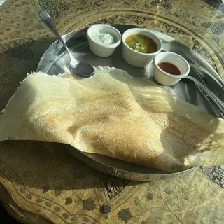 Onion Masala Dosa Lunch