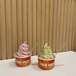 Strawberry Grahamcake, Peach Pineapple Matcha