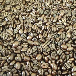 a pile of coffee beans