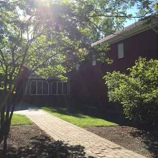 The barn, where special exhibits and programs are held periodically.