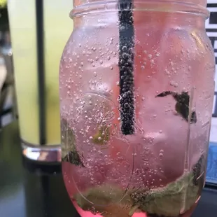 Watermelon vodka cocktail