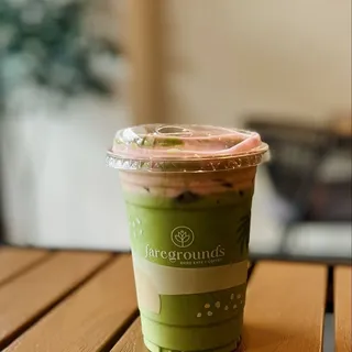Strawberry Foam Matcha