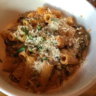 RIGATONI AI TRE FUNGHI