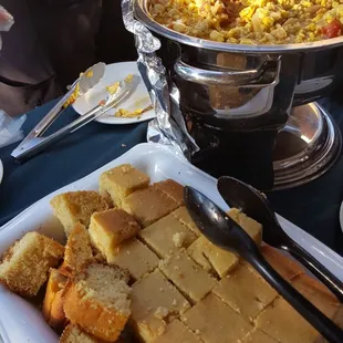 Corn Bread Ackee &amp; Saltfish (Jamaican National Dish)