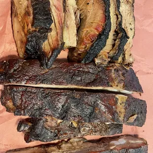 Brisket and Pork Ribs