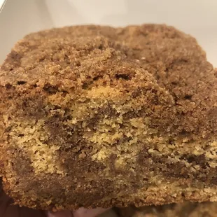Buckwheat coffee cake. Unique taste and texture.