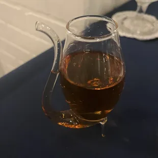 Yummy Madeira in adorable aperitif glass