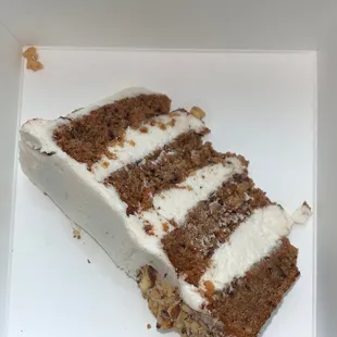 Vegan Chai Carrot Cake Slice