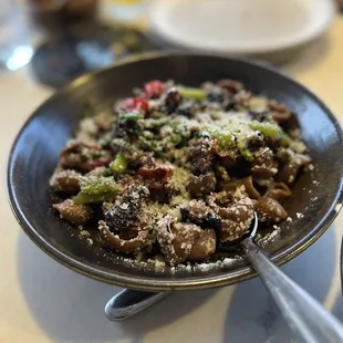 Burnt onion orecchiette