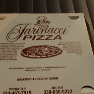 a pizza in a box