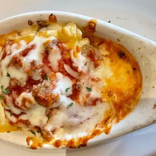 Baked lasagne (half portion)