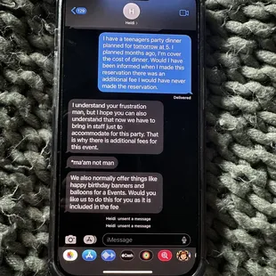 Managers deleted message