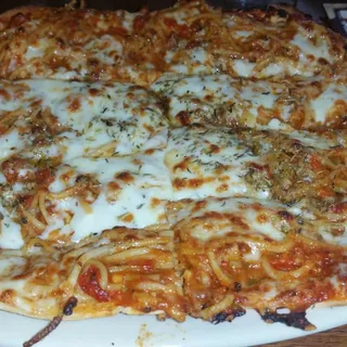 Spaghetti Pizza