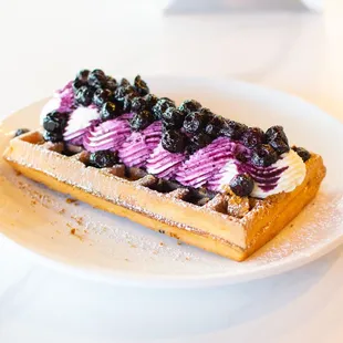 Blueberry Cheesecake Waffle