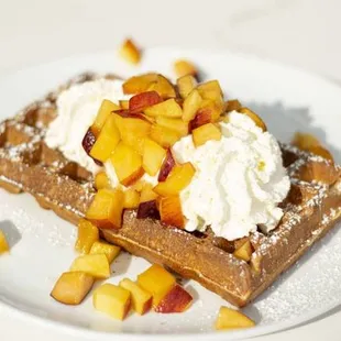 Peach Waffle