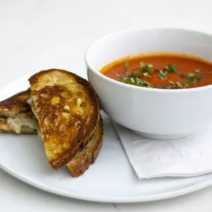 Tomato Bisque &amp; Grilled Cheese