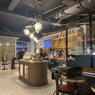 Inside the restaurant