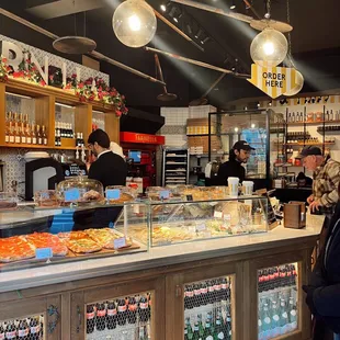 customers in a bakery