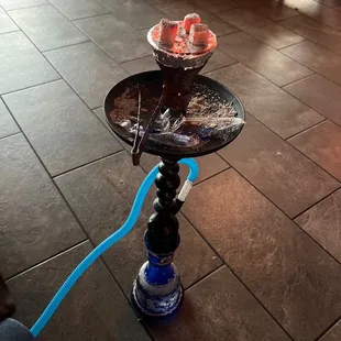 a hookah on a table