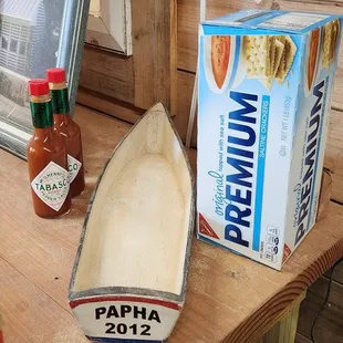 Port Aransas Preservation and Historical Association mini boat model.