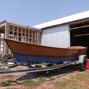 Boat #14 under construction.