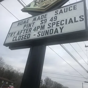 a close up of the sign