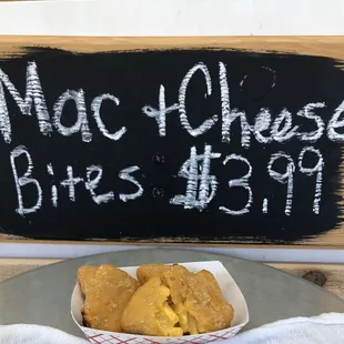 New Mac and Cheese Bites!