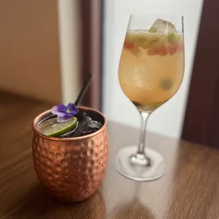 Hibiscus Ginger Beer Mule &amp; Sangria