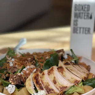 Orange &amp; Beet Salad with chicken