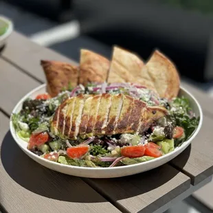 Demeter&apos;s Harvest Salad with Grilled Chicken