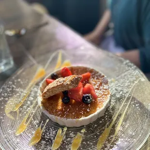 Crème Brûlée - one of the best I've had. Loved the caramel flavor on it.