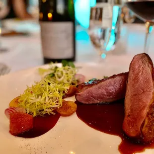 Perfectly savory, pan crisped Glazed Liberty Duck Breast