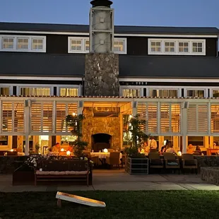 A view of the patio