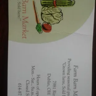 Business card