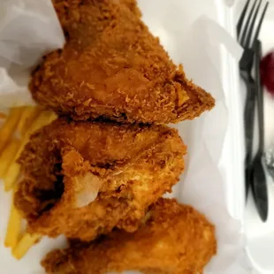 3 piece fried chicken